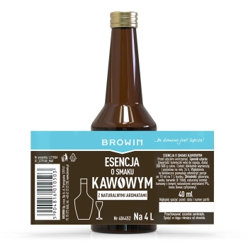 Esencja o smaku kawowym z naturalnymi aromatami na 4 L - 40 ml