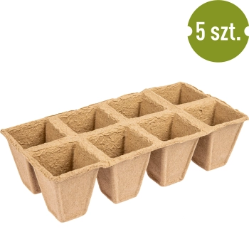 Doniczki papierowe 6 x 6 x 6, zestaw 5 szt.