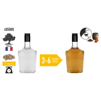 Płatki dębowe mocno opiekane, 20 g