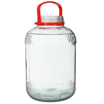 Słoik 10 L z plastikową pokrywą