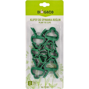 Klipsy do spinania roślin 20szt. (8xduże/12xmałe)
