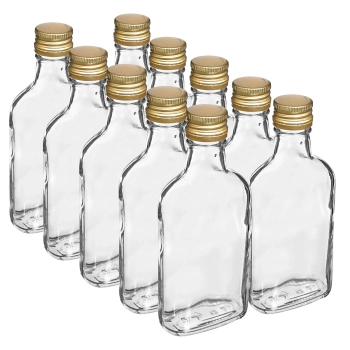 Butelka na nalewki piersiówka z zakr 200 ml 10 szt