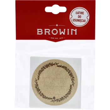 Etykiety okrągłe fi 66,5mm na zakrętki/słoiki - 20szt