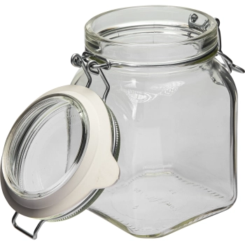 Słoik Comfort 750 ml kwadrat. zamykany hermetycznie