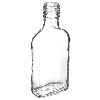 Butelka na nalewki piersiówka 200 ml - 10 szt.
