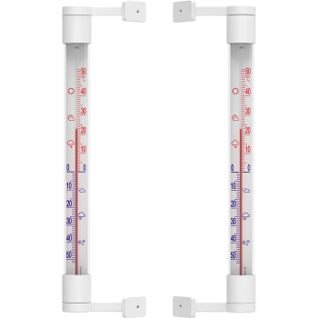 Termometr zewnętrzny biały (-50C do +50C) 22cm