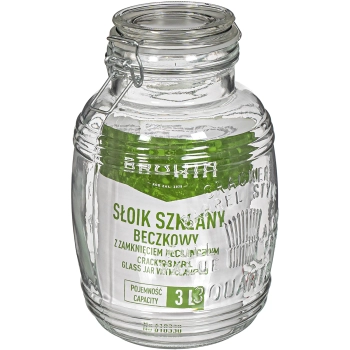 Słoik 3L beczkowy 