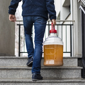 Balon do wina lekki, nietłukący, z uchwytem, 25 L