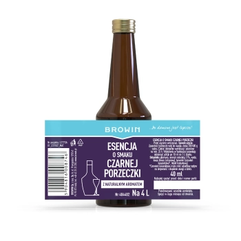 Esencja o smaku czarnej porzeczki z naturalnym aromatem na 4 L - 40 ml