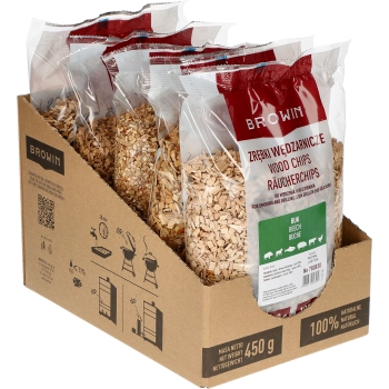 Zrębki do wędzenia/grillowania, buk, 450 g, kl. 8