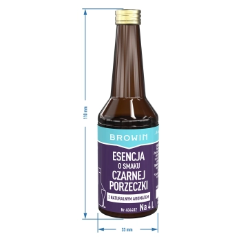 Esencja o smaku czarnej porzeczki z naturalnym aromatem na 4 L - 40 ml