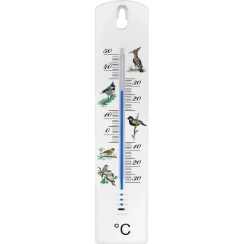 Termometr uniwersalny z grafiką - ptaki (-30C do +50C) 20cm