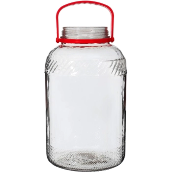 Słoik 8 L z plastikową pokrywą
