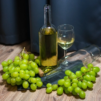 Butelka Biała na wino 0,75 L - zgrzewka 8 szt.