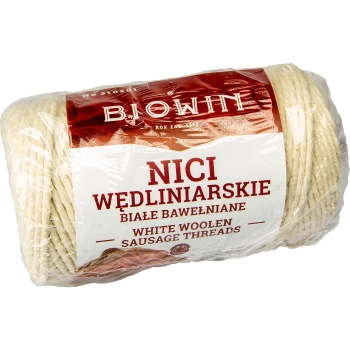Nici wędliniarskie bawełniane białe (240C) 55 m