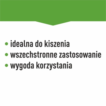 Beczka Kiszonka 60L - biała, uchwyty