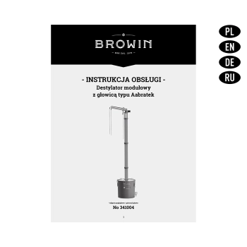 Destylator modułowy 30 L z głowicą typu Aabratek - elektryczny