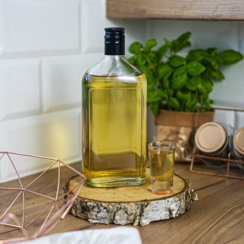 Butelka Piersiówka 500 ml z zakrętką, 6 szt.