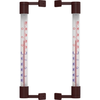Termometr zewnętrzny brązowy (-50C do +50C) 22cm