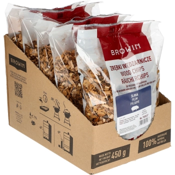 Zrębki do wędzenia/grillowania, śliwa, 450 g, kl. 8