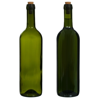 Butelka oliwkowa na wino 0,75 L - zgrzewka 8 szt.