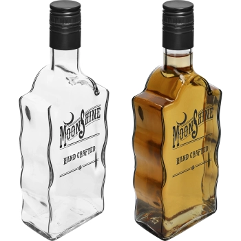 Butelka Klasztorna 0,5L z zakrętką i nadrukiem Moonshine -12szt.