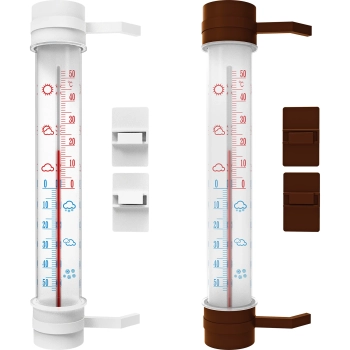 Termometr zewnętrzny (-50C do +50C) 23cm mix, polska produkcja