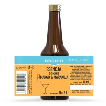 Esencja o smaku mango & marakuja na 2 L - 40ml