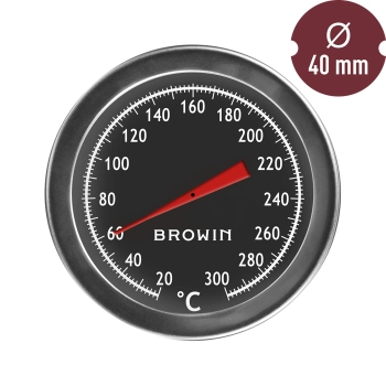Termometr do wędzarni i BBQ (20C do +300C) 20cm