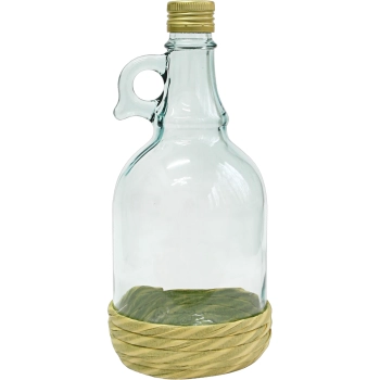 Butelka Gallone 1L w oplocie, z zakrętką