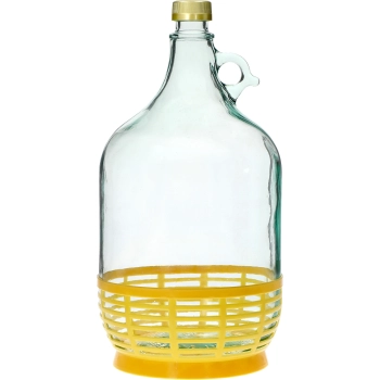 Gąsior Dama 5 L z zakrętką i koszykiem plastikowym