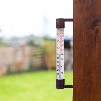 Termometr zewnętrzny brązowy (-60C do +50C) 23cm