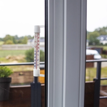 Termometr zewnętrzny biały (-60C do +50C) 23cm