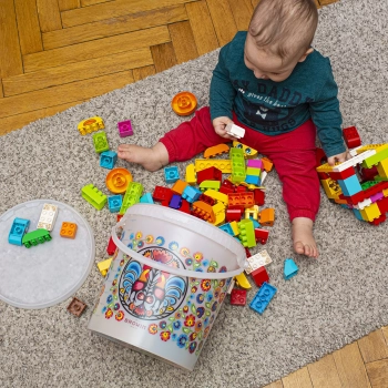 Wiadro spożywcze GWIOZDA - z pokrywką, 10 L