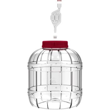 Nietłukący, wielofunkcyjny słoik do fermentacji, 5 L