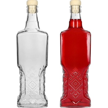 Butelka Kredensowa 0,5 L z korkiem