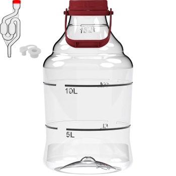 Balon do wina lekki, nietłukący, z uchwytem, 15 L