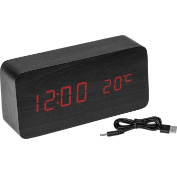 Elektroniczny zegar z termometrem
