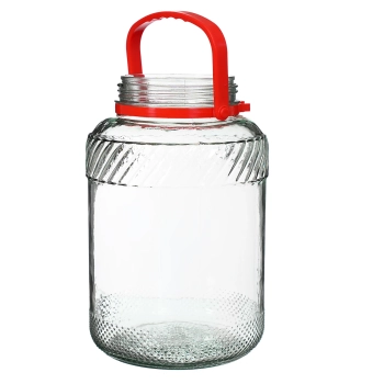 Słoik 5 L z plastikową pokrywą