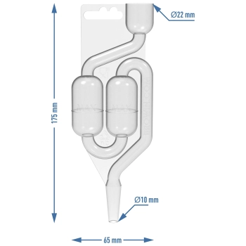 Rurka fermentacyjna plastikowa MAXI-v2