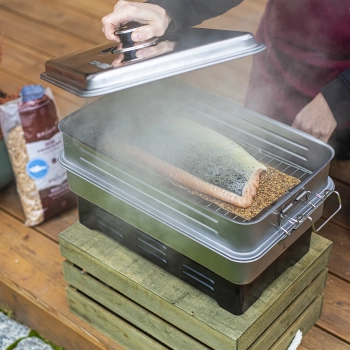 Zrębki do wędzenia/grillowania, 50% dąb + 50% olcha, 450 g, kl. 8