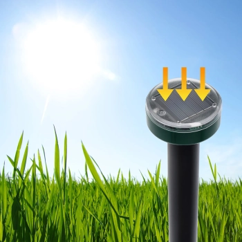 Solarny odstraszacz kretów - okrągły