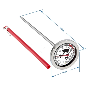 Termometr kuchenny z grafiką (0C do +120C) 21,0cm
