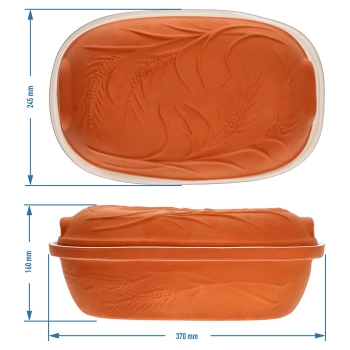 Garnek rzymski szkliwiony 4,5 L