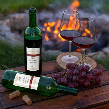 Etykiety samoprzylepne do butelek na wino Premium 65/115 mm - 20 szt.