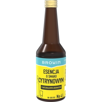 Esencja o smaku cytrynowym z naturalnym aromatem na 4 L - 40 ml
