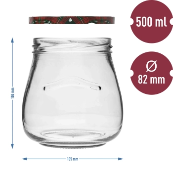 Słoik twist-off 500 ml 