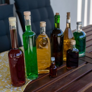 Butelka na nalewki piersiówka z zakr 200 ml 10 szt