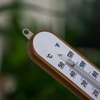 Termometr pokojowy z białą skalą (-30C do +50C) 20cm