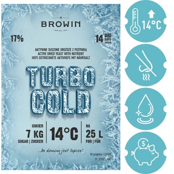 Drożdże Turbo Cold 120 g